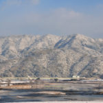 仁淀川に雪が降った日